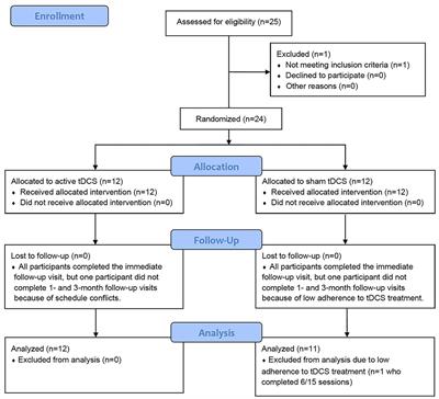 A Randomized, Double-Blind, Sham-Controlled Trial of Transcranial Direct Current Stimulation for the Treatment of Persistent Postural-Perceptual Dizziness (PPPD)